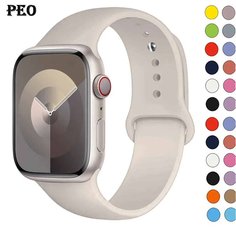Smartwatch Apple Watches For Men - Apple Watch 스트랩 용 실리콘 밴드