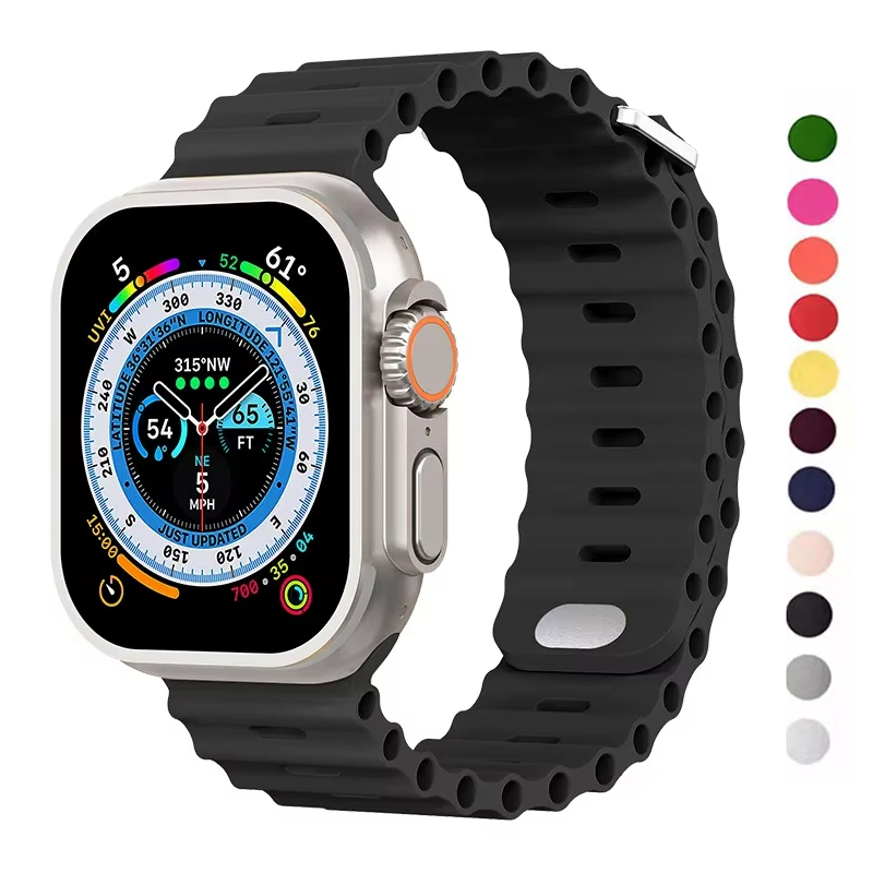 Smartwatch Apple Watches For Men - 애플 워치용 오션 스트랩, 울트라 49mm