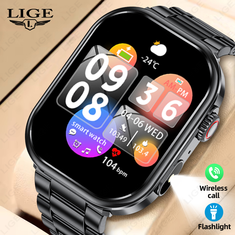 LIGE 스마트워치 남성용 2026 풀 터치 스크린 스 - Smartwatch Health Watches For Men 리뷰 및 가격