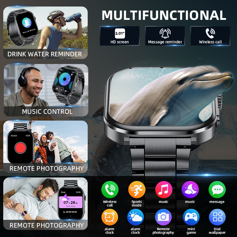 LIGE 스마트워치 남성용 2026 풀 터치 스크린 스 - Smartwatch Health Watches For Men 리뷰 및 가격