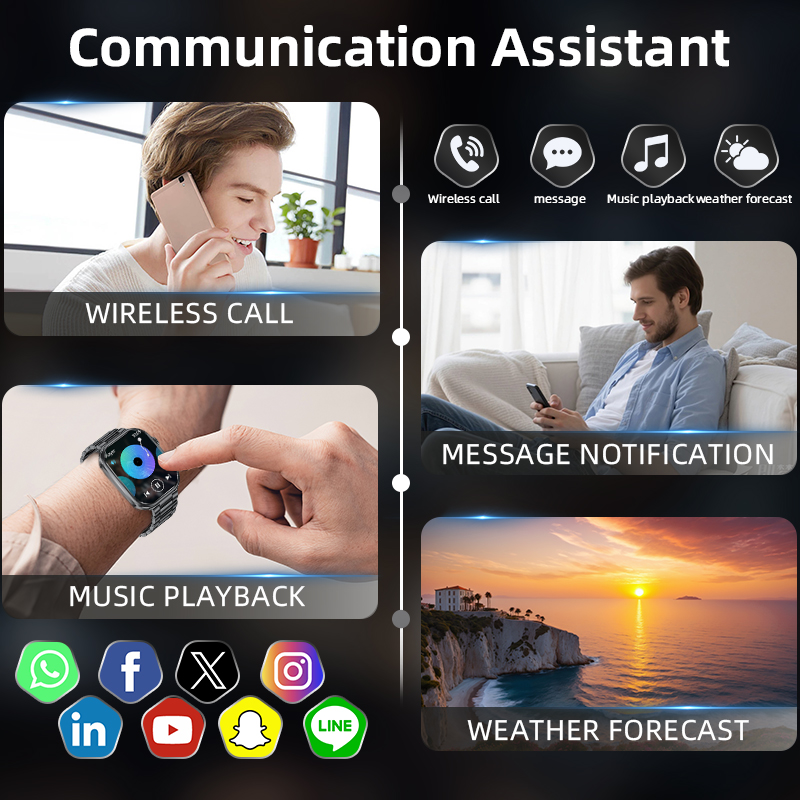 LIGE 스마트워치 남성용 2026 풀 터치 스크린 스 - Smartwatch Health Watches For Men 리뷰 및 가격