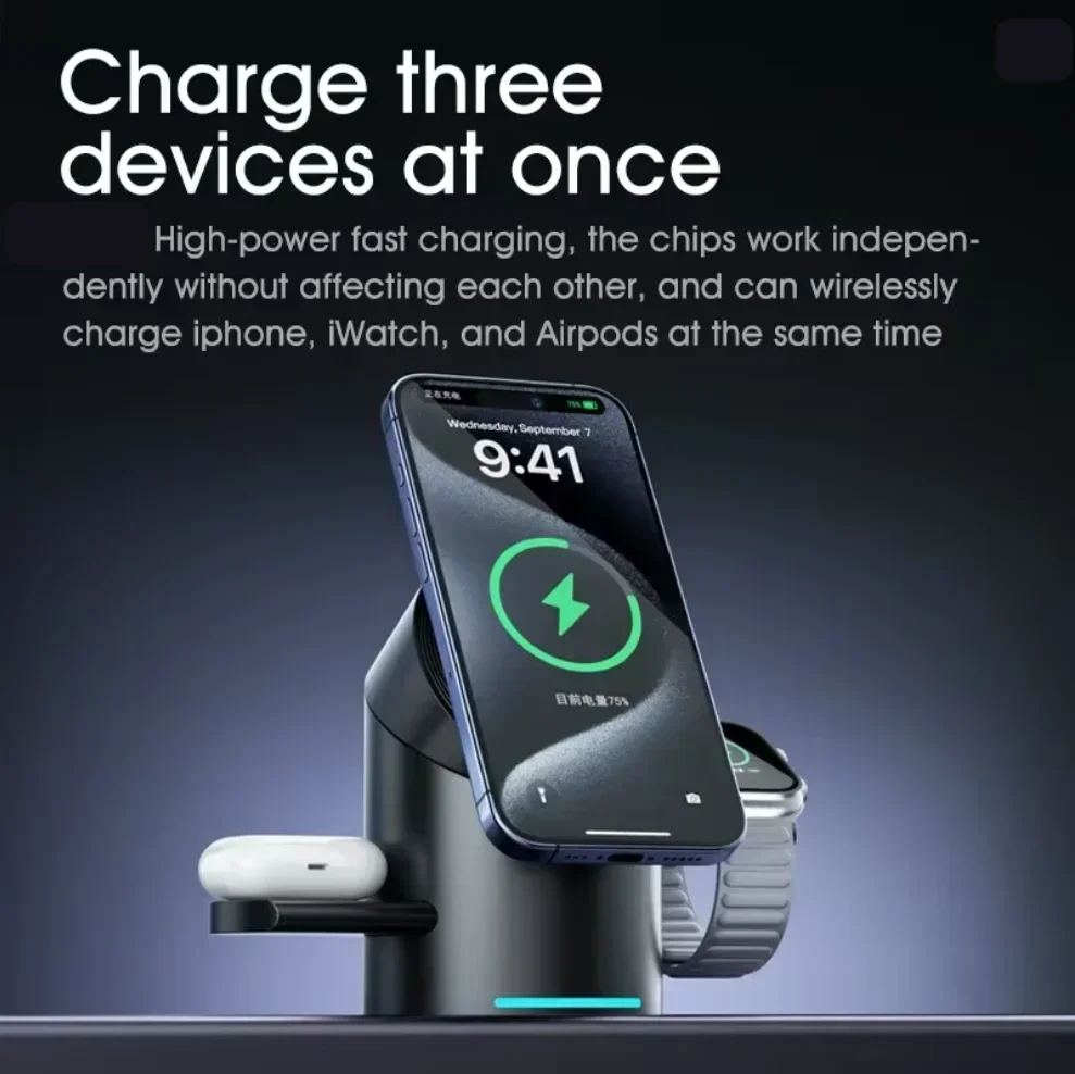 2026년 업그레이드 터치 버튼 Qi2 3in1 마그네 - Smartwatch Phone Watches 리뷰 및 가격
