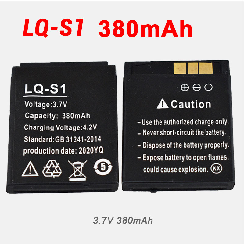 380mAh LQ S1 LQS1 배터리 3.7V 스마트 - Watch V8 리뷰 및 가격