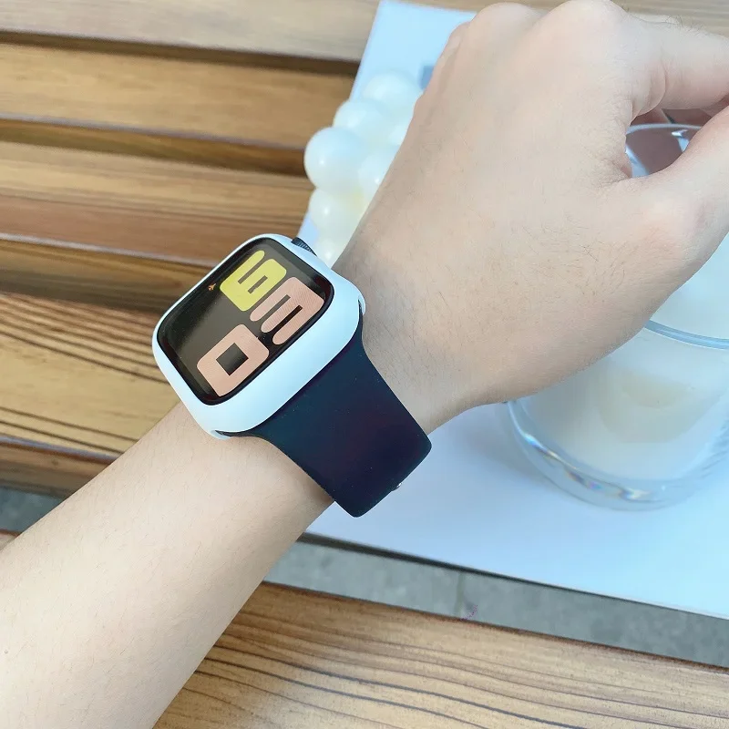 Apple Watch 스트랩 용 실리콘 밴드 44mm  - Smartwatch Apple Watches For Men 리뷰 및 가격