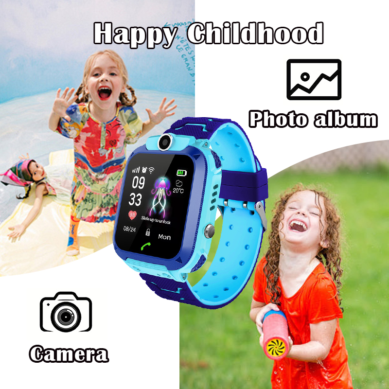 Q12B 키즈 스마트워치 - SOS 통화, 건강 모니터 - Smartwatch Watches Gift For Boys With Gps 리뷰 및 가격