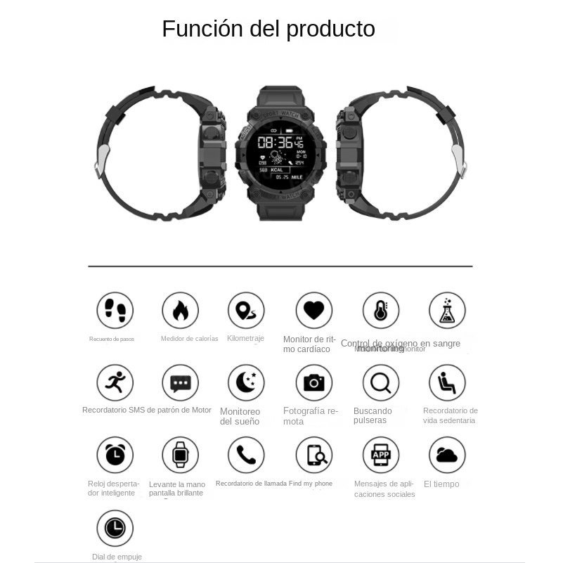 Y56 스마트 워치 라운드 컬러 스크린 심박수 블루투스 - Watch Smart Y56 리뷰 및 가격