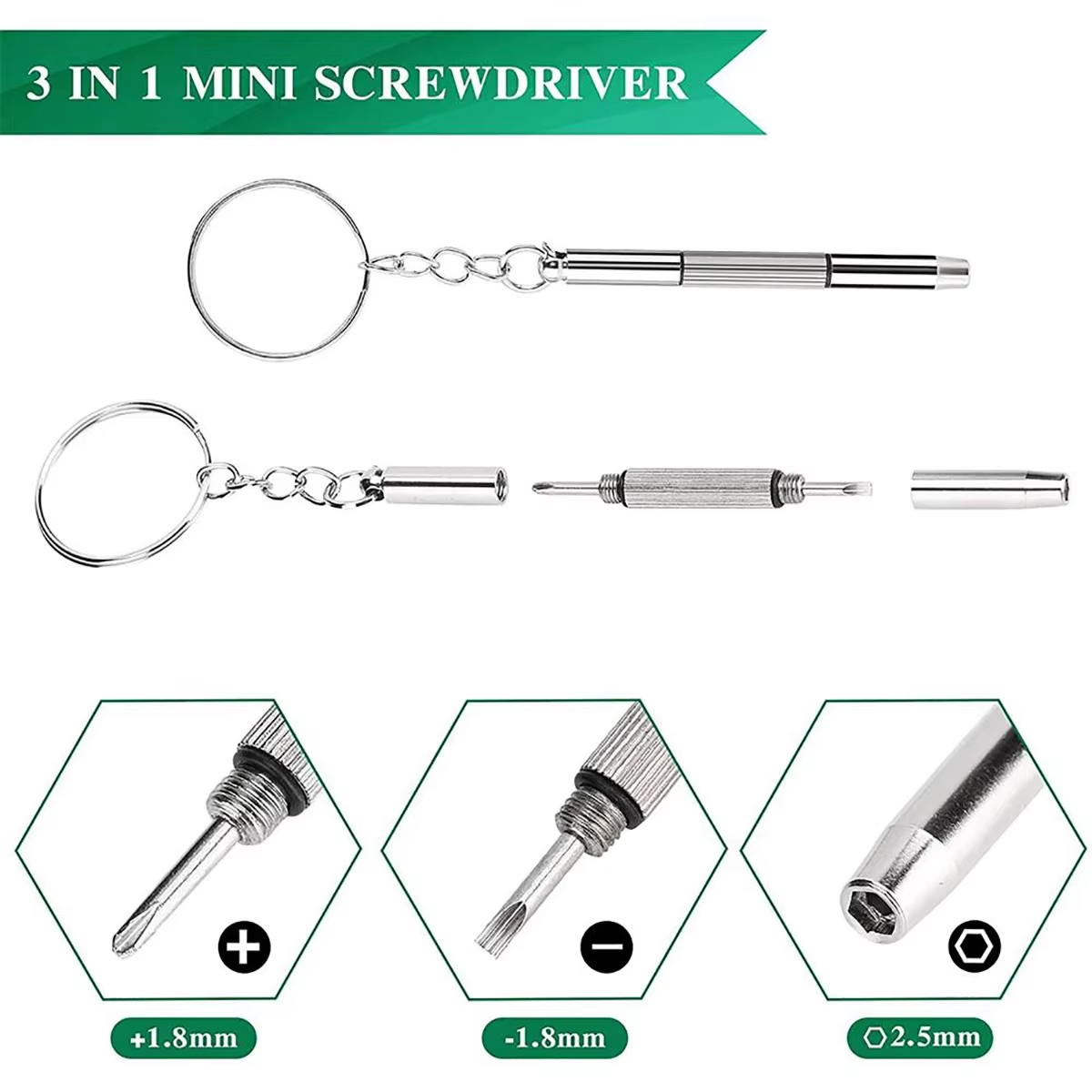 1~20개 미니 핸드 안경 스크루드라이버 3-in-1  - Watch Tool Repair Kit 리뷰 및 가격