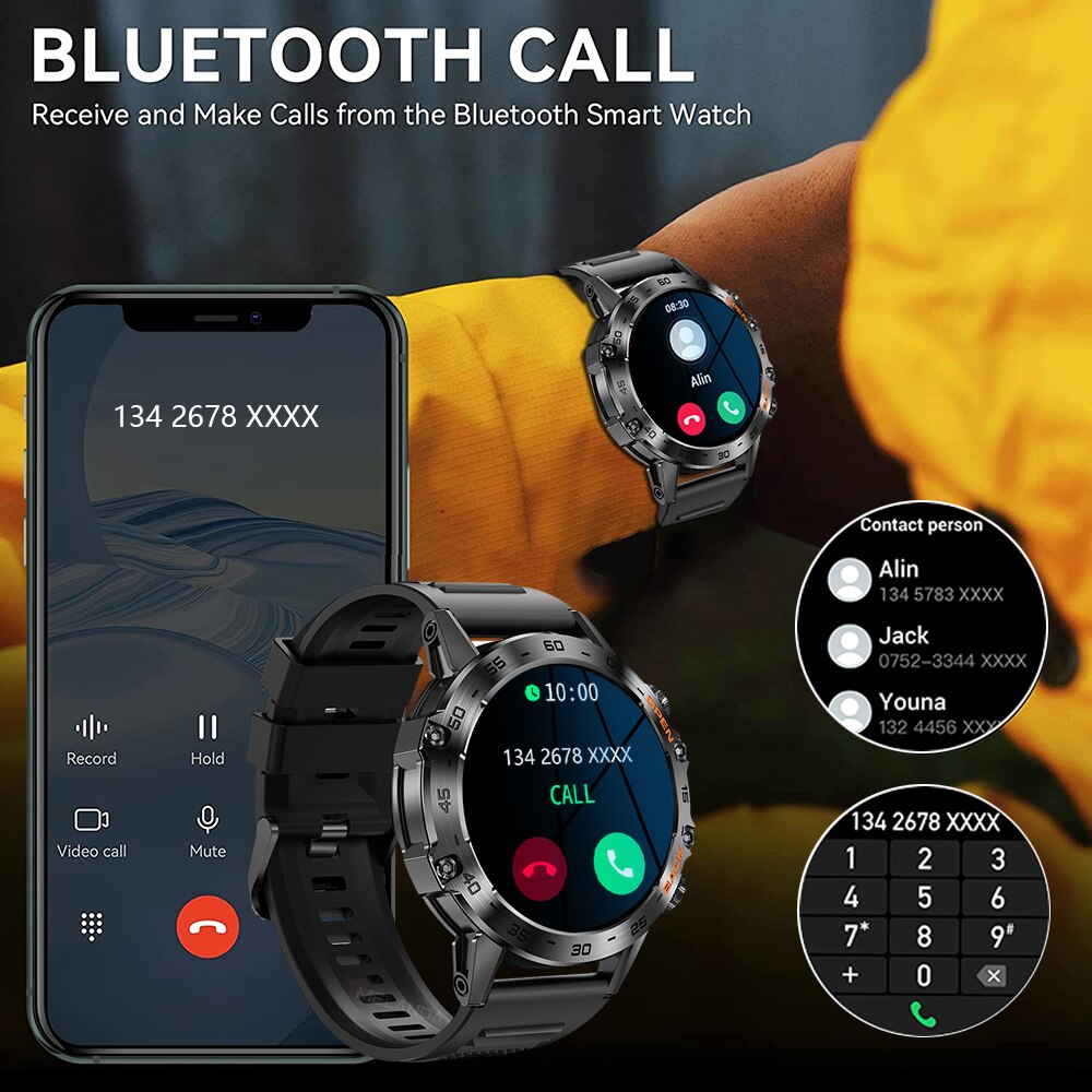MEVADEN 스틸 1.39인치 남성용 고급 스마트워치 - Smartwatch Health Watches For Men 리뷰 및 가격