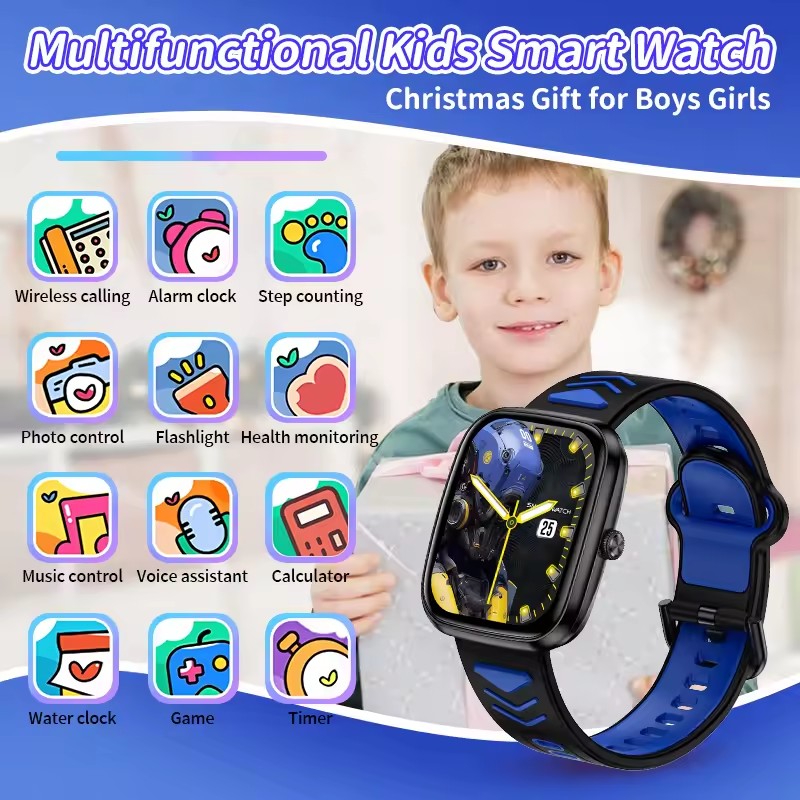 어린이 소년 소녀 현재 스마트 시계 Ftiness Tr - Smartwatch Watches For Girls Kids 리뷰 및 가격