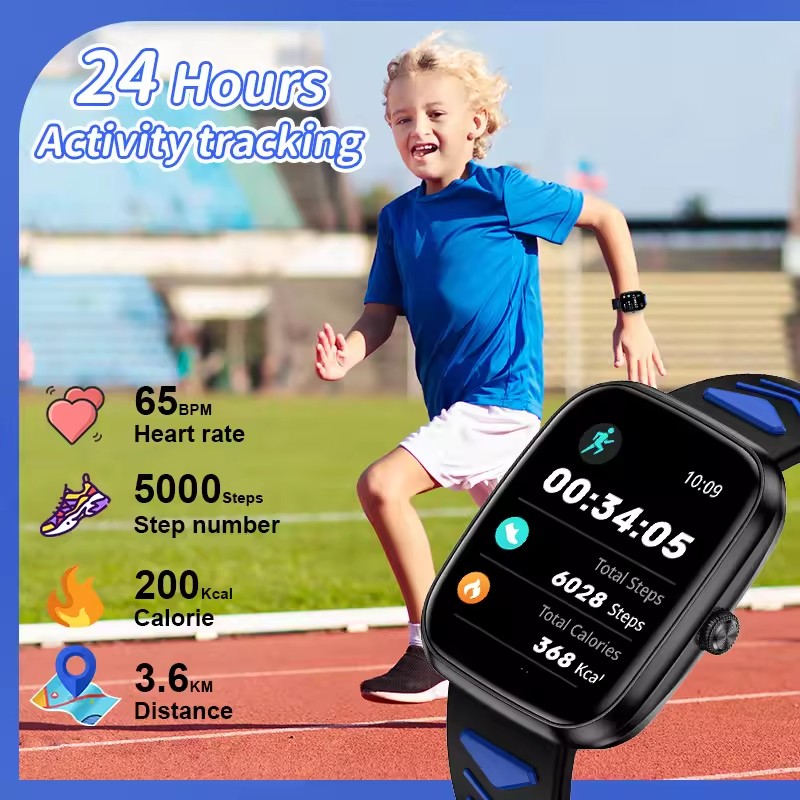 어린이 소년 소녀 현재 스마트 시계 Ftiness Tr - Smartwatch Watches For Girls Kids 리뷰 및 가격