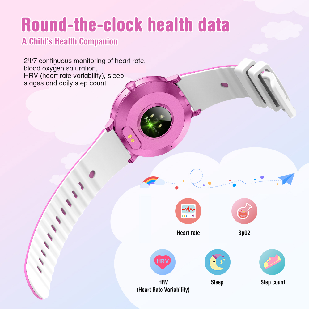 새로운 사이버러 DS08 키즈 스마트워치 음성 통화 독 - Smartwatch Watches For Girls Kids 리뷰 및 가격
