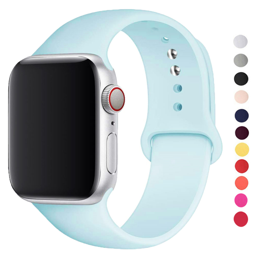 Apple Watch 밴드 용 실리콘 스트랩 45mm  - Smartwatch Apple Watches For Men 리뷰 및 가격