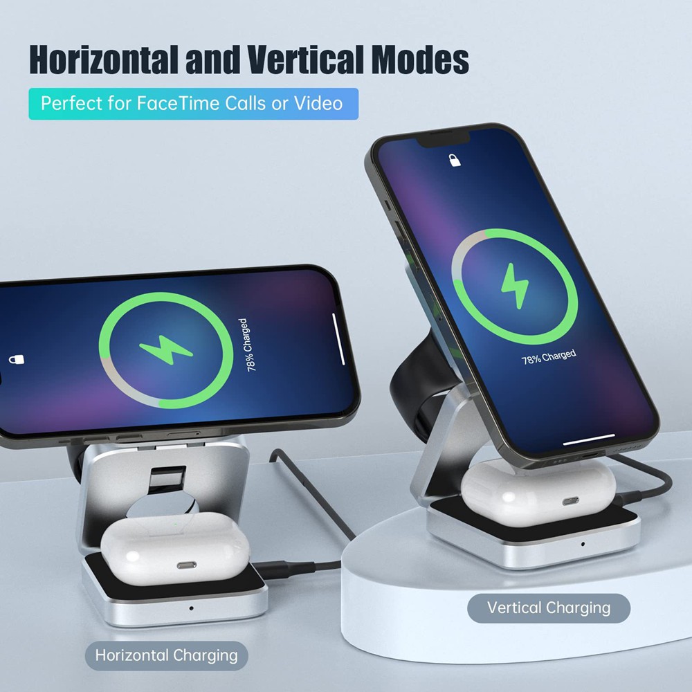 접이식 자기 무선 충전기 Samsung S25 S24  - Watches Smartwatch Samsung 리뷰 및 가격